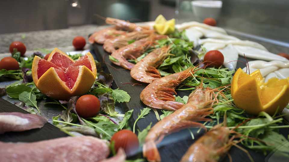 Leckeres Fischbuffet 
