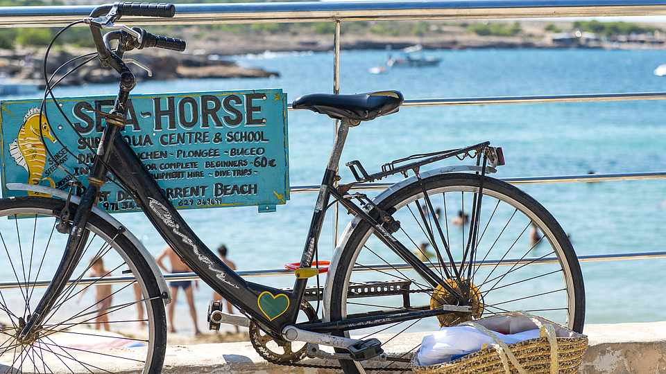 fahrrad und meer